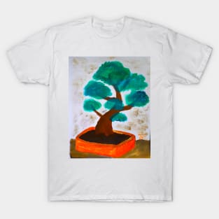 Bonsai Tree Painting T-Shirt